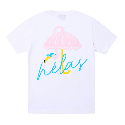 Helas Flamingo T-Shirt - White - Streetart.fr